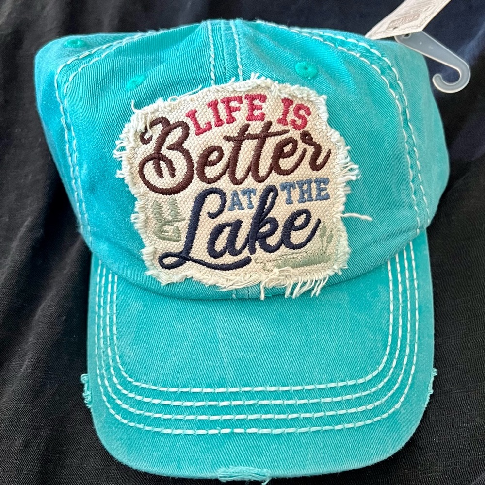 Life is better at the lake hall cap